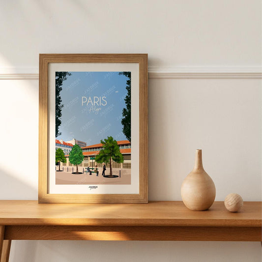 Affiche Paris Aligre