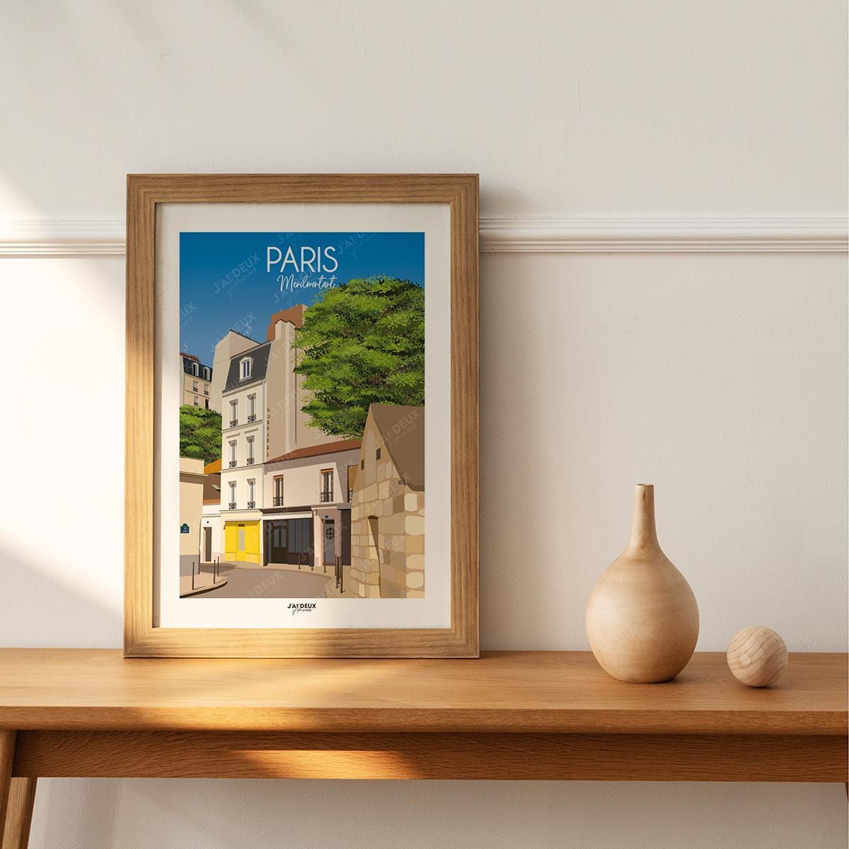 Affiche Paris, Ménilmontant