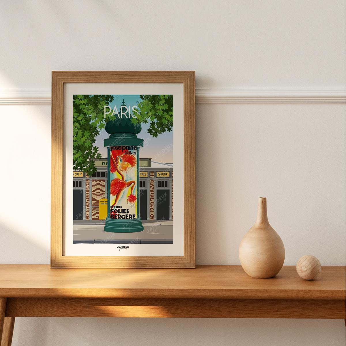Affiche Paris, Colonne Morris
