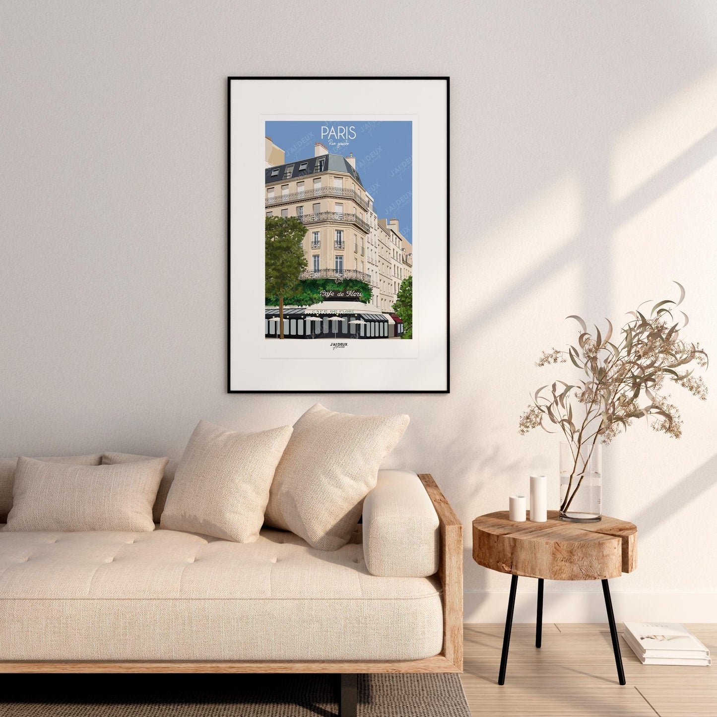 Affiche Paris, Café de Flore