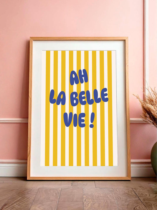 Affiche La Belle Vie