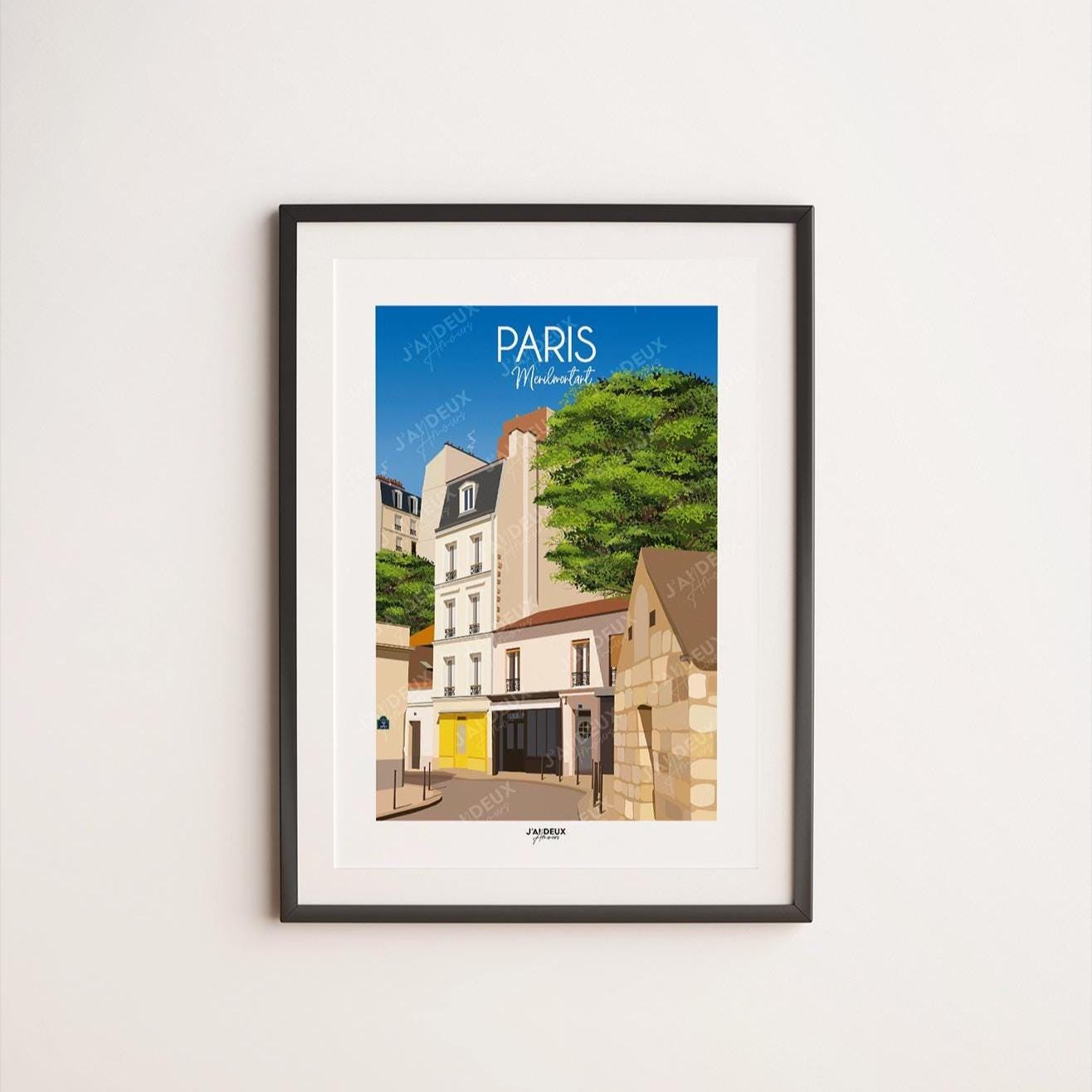 Affiche Paris, Ménilmontant