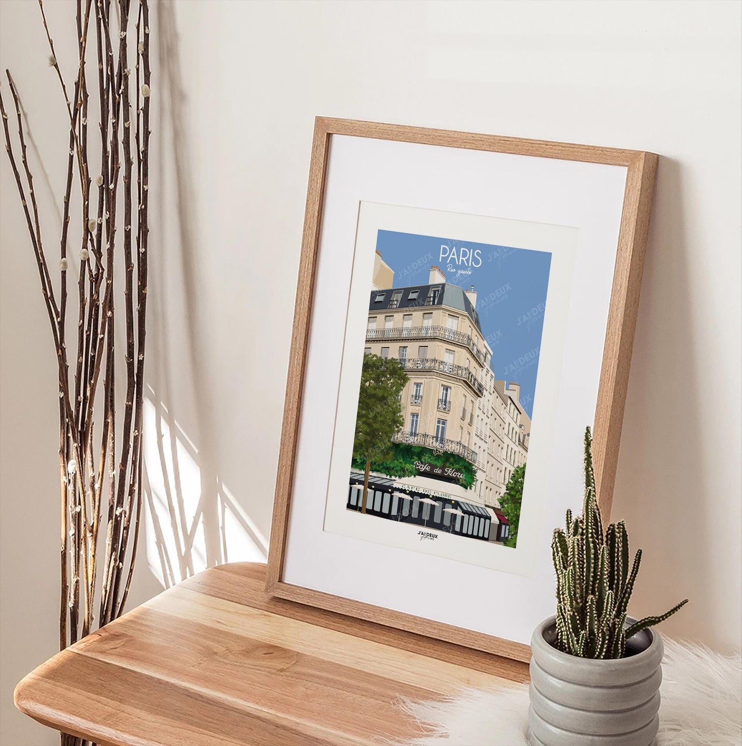 Affiche Paris, Café de Flore