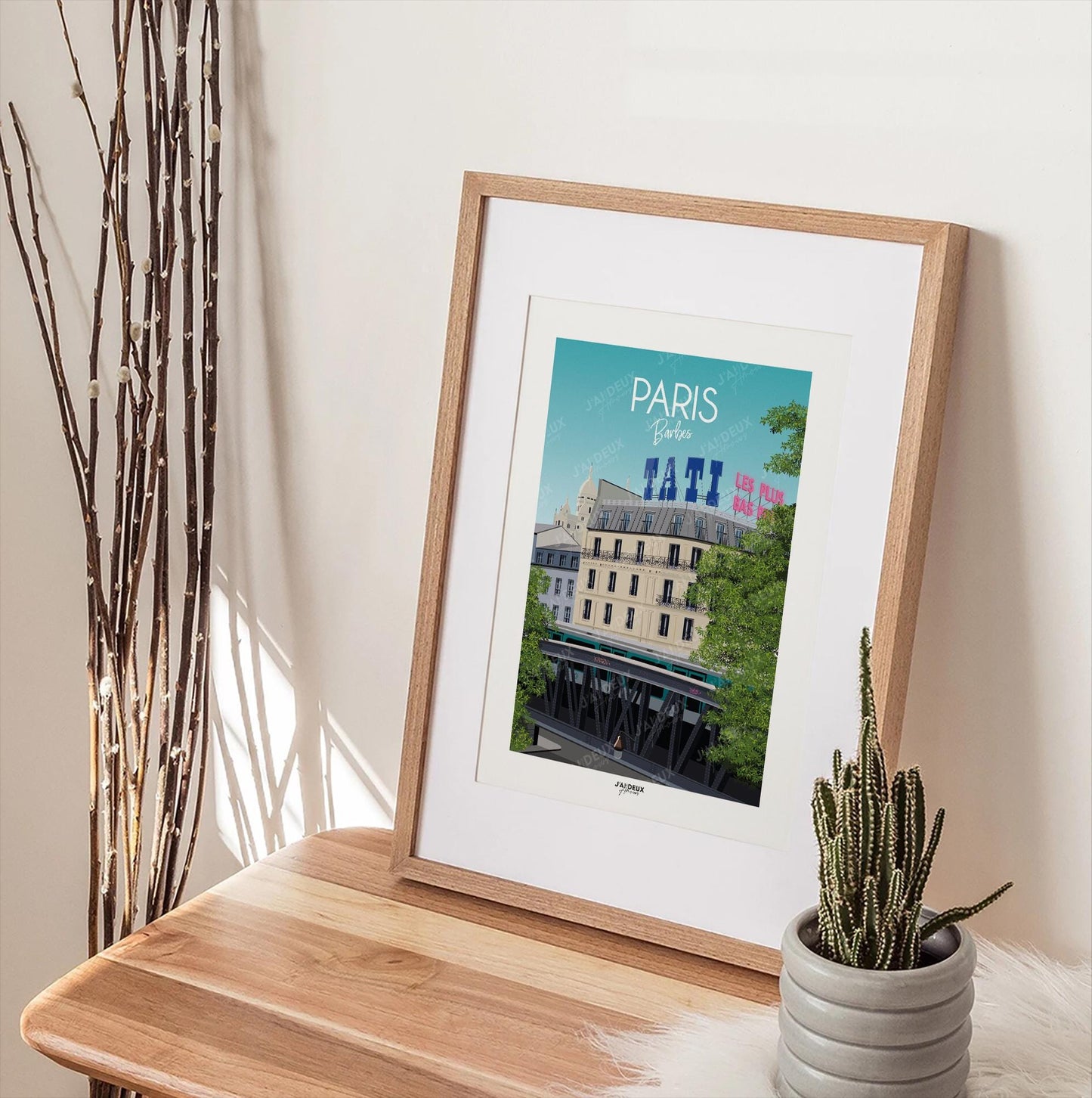 Affiche Paris, Barbes