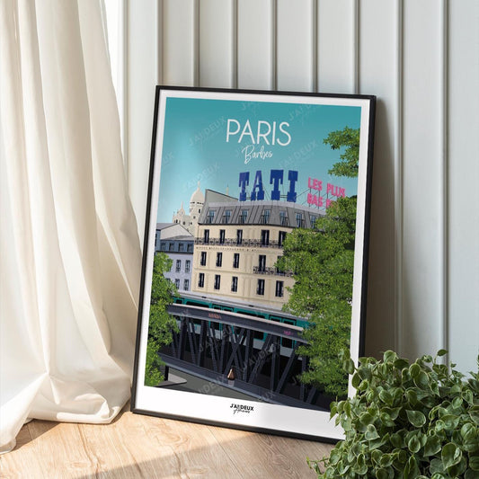 Affiche Paris, Barbes