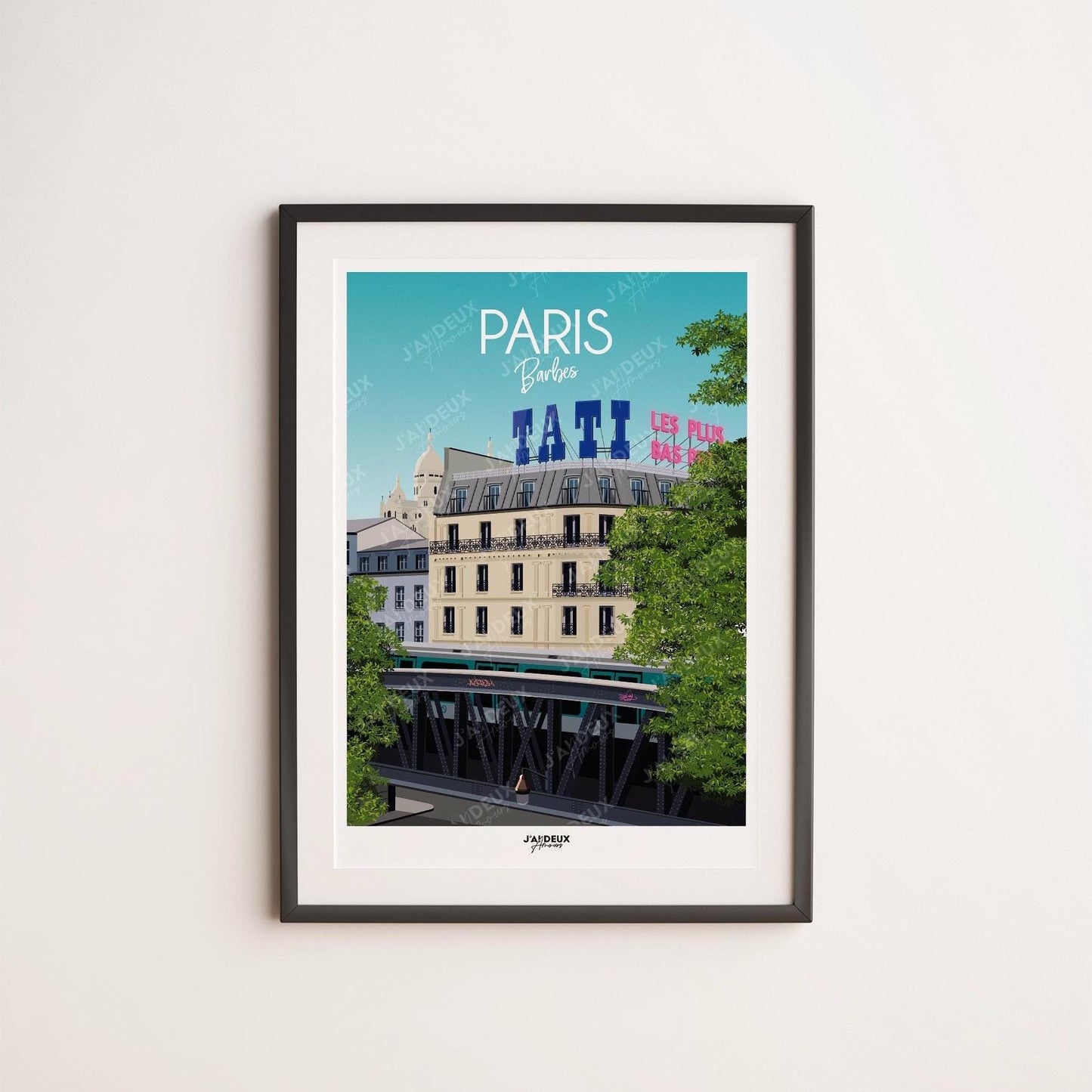 Affiche Paris, Barbes