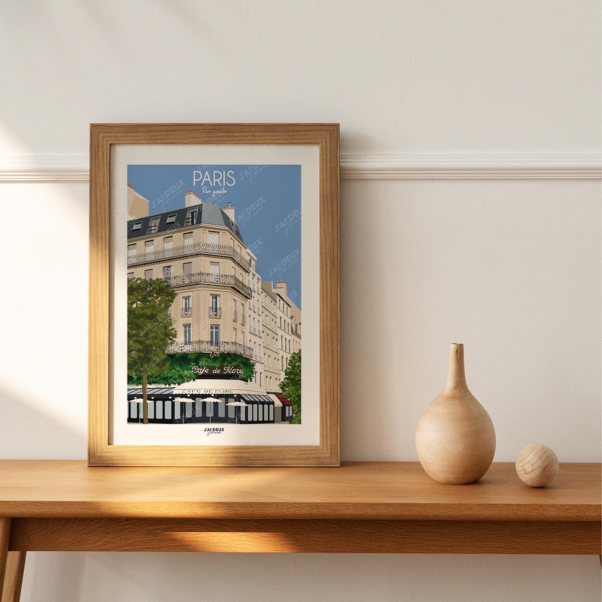 Affiche Paris, Café de Flore