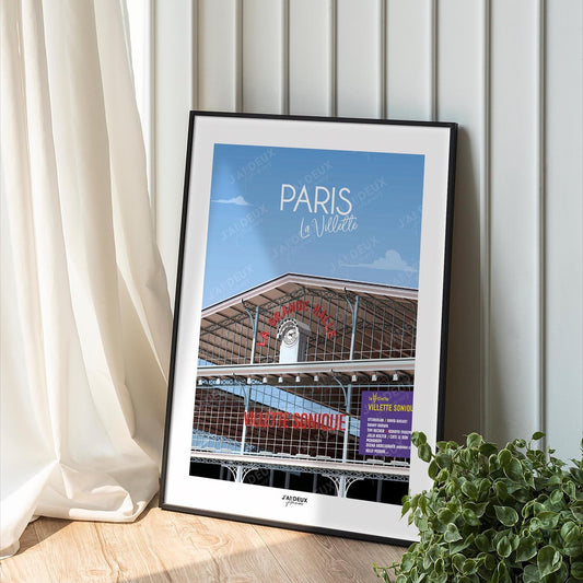 Affiche Paris, La Villette