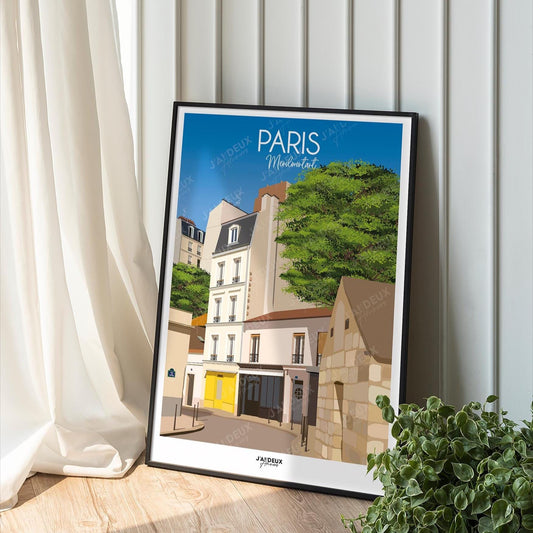Affiche Paris, Ménilmontant