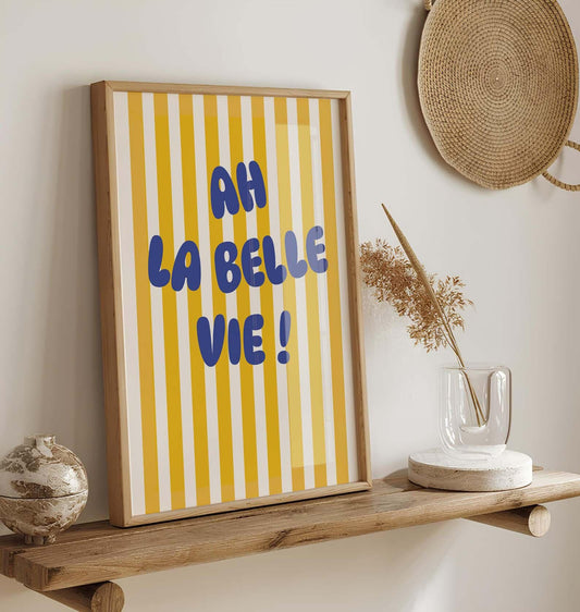 Affiche La Belle Vie