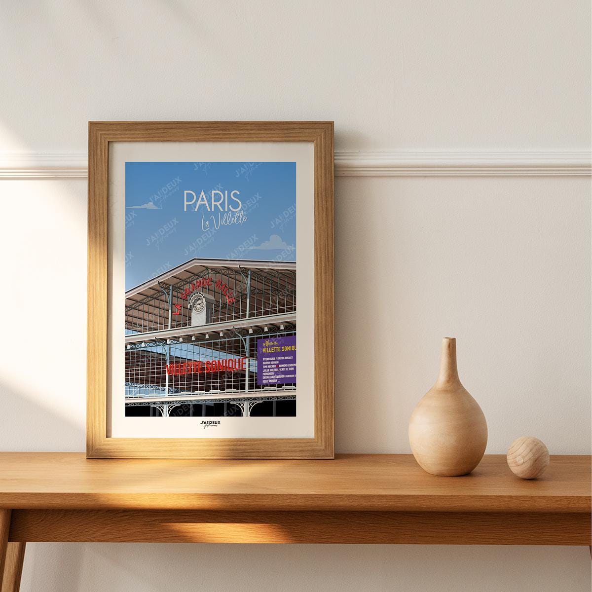 Affiche Paris, La Villette