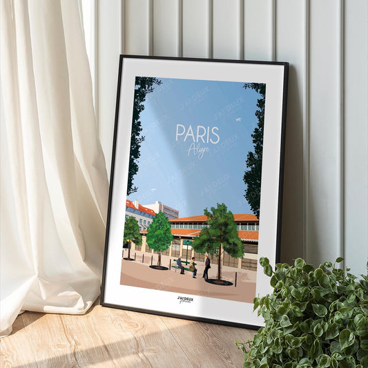Affiche Paris Aligre