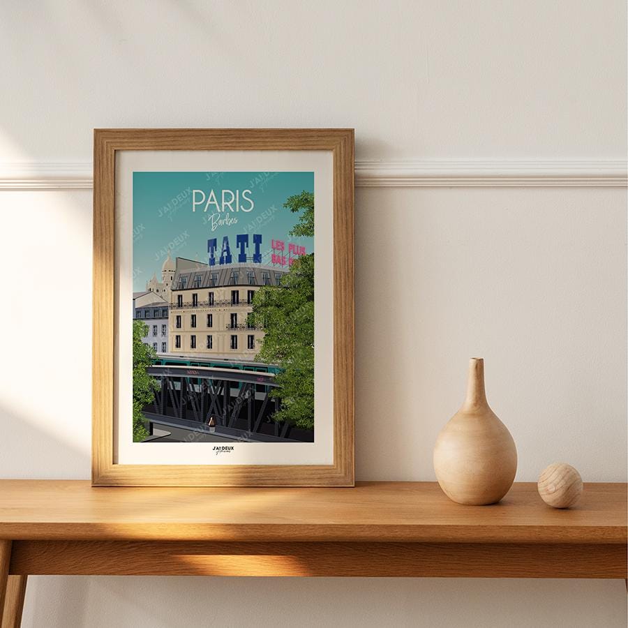 Affiche Paris, Barbes