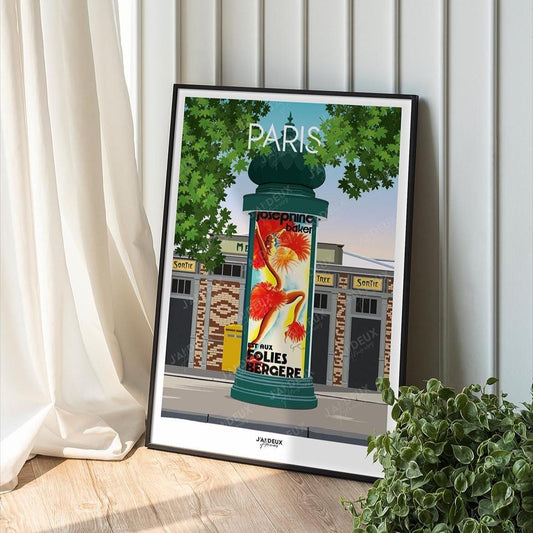 Affiche Paris, Colonne Morris