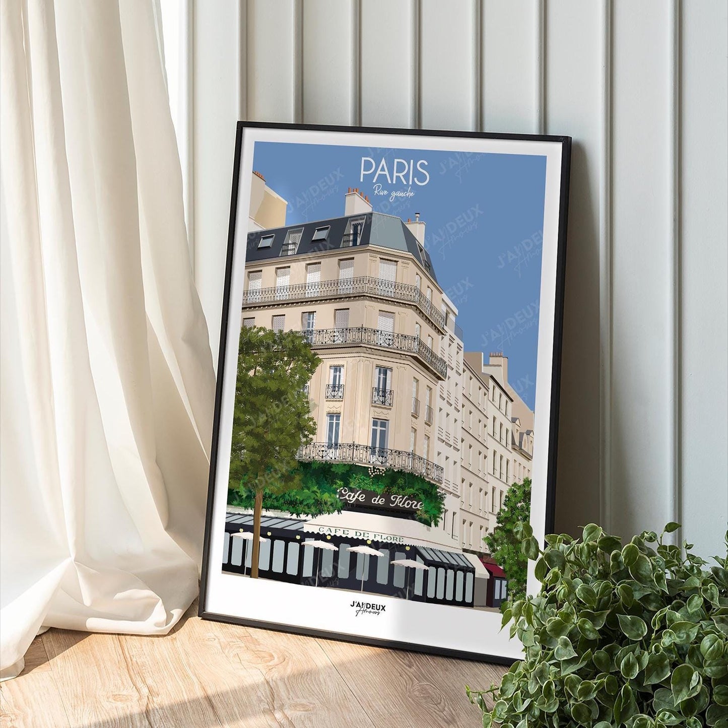 Affiche Paris, Café de Flore